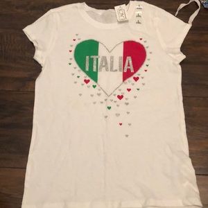 Italia short sleeve t-shirt brand new